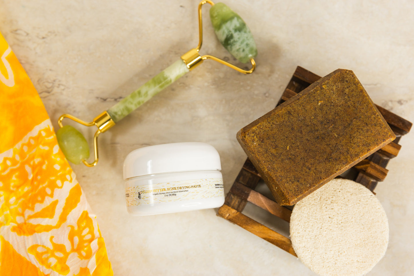 2 Bars Golden Mud Turmeric & Papaya Facial Soap Bundle