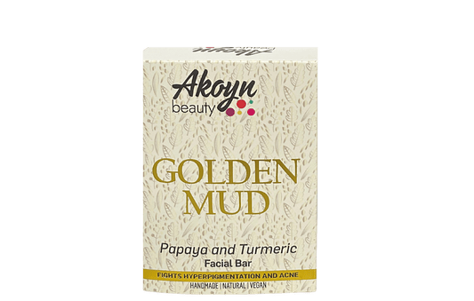 Golden Mud Turmeric & Papaya Facial Soap Bar